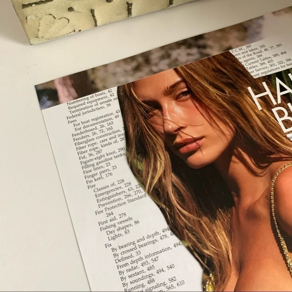 Editorial Collage Wall Art Hailey Bieber Yellow Top Portrait Chic Aesthetic